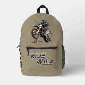 Dos Imprimé Ride Wind | Sac à coudre et imprimer (Recto)