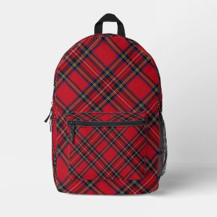 Dos Imprimé Royal Stewart tartan plaid Print Cut Sac à coudre