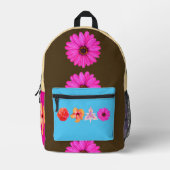 Dos Imprimé Sac à coudre avec impression de bouquet (Recto)
