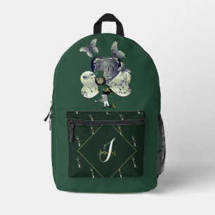Dos Imprimé Sac à coudre et couper avec motif de lutin