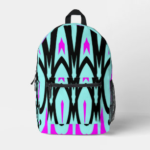 Dos Imprimé Sac à dos, Un design élégant coloré et transparent