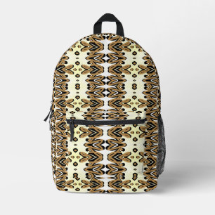 Dos Imprimé Sac à dos, Un élégant motif fleuri multicolore