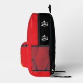 Dos Imprimé Sicile, sac à dos, Drapeau sicilien, Triskelion (Droite)