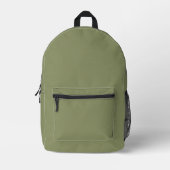 Dos Imprimé Tendance Couleur Rouge Vert Impression Coupe Sac à (Recto)