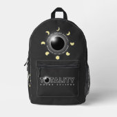 Dos Imprimé Totalité Eclipse | Imprimer le sac à couture (Recto)