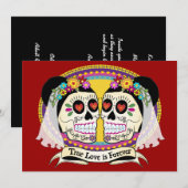 Dos Novias (2 Brides) Uitnodiging (Voorkant / Achterkant)