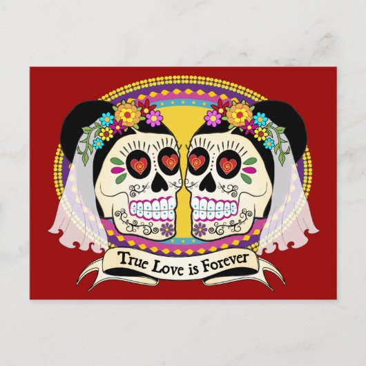 Dos Novias (2 bruiden) Briefkaart (Voorkant)