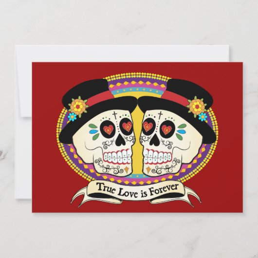 Dos Novios (2 Grooms) Uitnodiging (Voorkant)