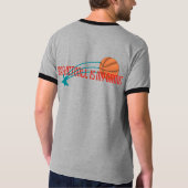 Dos personnalisé de T-shirt de basket-ball (Dos)