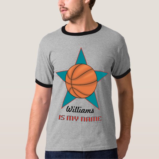Dos personnalisé de T-shirt de basket-ball (Devant)