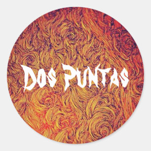 Dos Puntas Sticker