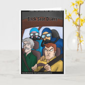 Dos Seat Divers Drôle Cadeaux Tee - shirt Cartes M (Fleur jaune)