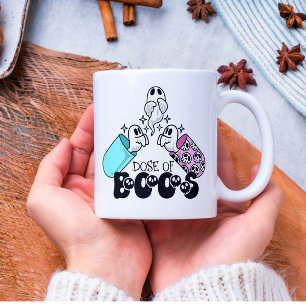 Dose de Boos Drôle Médicale Halloween café Mug