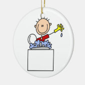 Doseerkleppen op de knop Afbeelding Keramisch Ornament (Links)