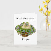 Doses dans le panier Carte de voeux Anniversaire (Fleur jaune)