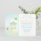 Doses et cages - Faire-part de mariage (Debout devant)