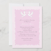 Doses Invitation religieuse rose (Devant)