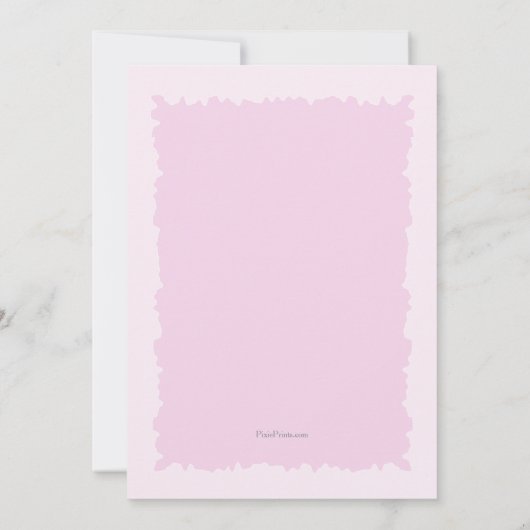 Doses Invitation religieuse rose (Dos)
