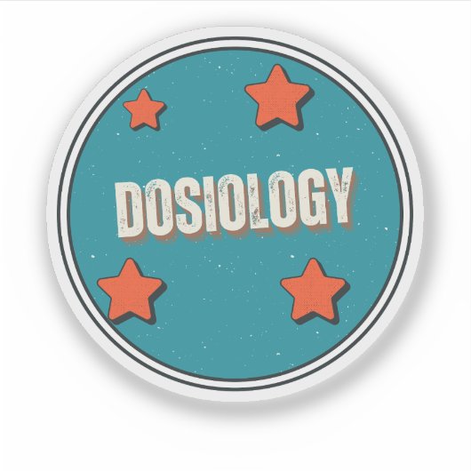 Dosiologie Sticker (Voorkant)