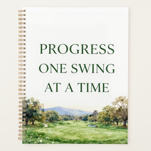 Dossier de classement aquarelle golf (Devant)