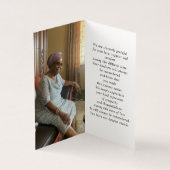 Dossier de photo de mémorial de deuil minimal Cart (Inside)