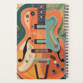 Dossier de poche d'illustration de guitare électri (Dos)