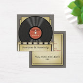 Dossier de vinyle de roche rétro (Bureau)