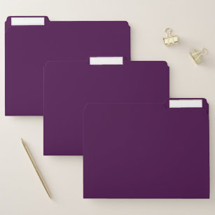 Dossier Eggplant couleur violet solide