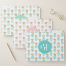 Élégant faux motif d'ananas tropical