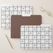 Motif Brown et demi-cercle Cyan Plaid