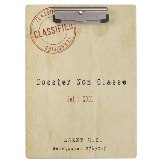 Dossier non classé porte-bloc (Devant)