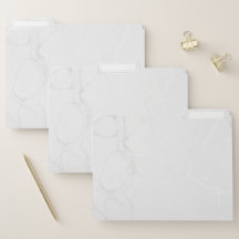 Dossier réglé - argent de marbre