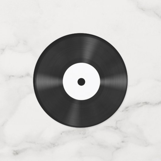 Dossier Vinyle Blanc Personnalisé Confetti (Petit recto)