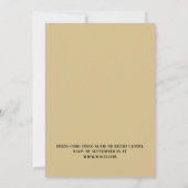 Dossier Vinyle vintage Invitation Anniversaire (Dos)