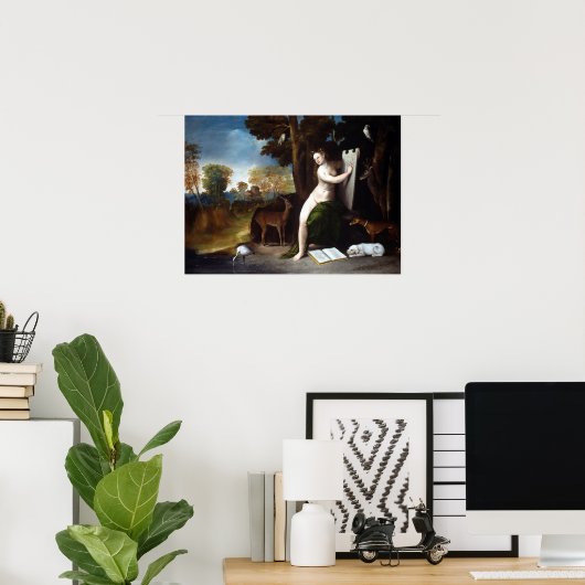 Dosso Dossi Circe en haar Lovers in een landschap Poster (Thuiskantoor)