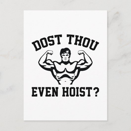 Dost Gij zelfs Hoist? Briefkaart (Voorkant)