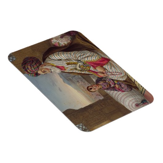 Dost Mahommed (1793-1863) Koning van Caubul en zij Magneet (Rechterzijde)