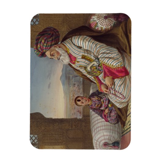 Dost Mahommed (1793-1863) Koning van Caubul en zij Magneet (Verticaal)