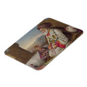 Dost Mahommed (1793-1863) Koning van Caubul en zij Magneet (Linkerzijde)