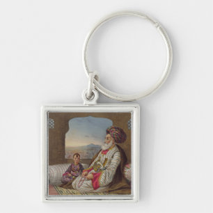 Dost Mahommed (1793-1863) Koning van Caubul en zij Sleutelhanger