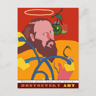 Dostoevsky art briefkaart