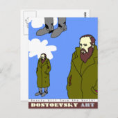 Dostoevsky art briefkaart (Voorkant / Achterkant)