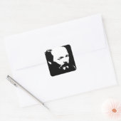 Dostoevsky Vierkante Sticker (Envelop)