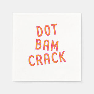 Dot Bam Crack Mahjong Paper Napkins Servet