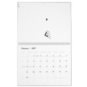 Dot, Bleek grijs Kalender (Feb 2027)