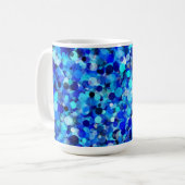 Dot bleu Mug 15 oz (Devant gauche)