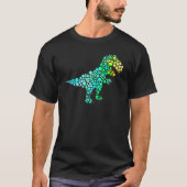 Dot Day Rex Dinosaur Polka Dot Pattern Internatio T-shirt (Voorkant)