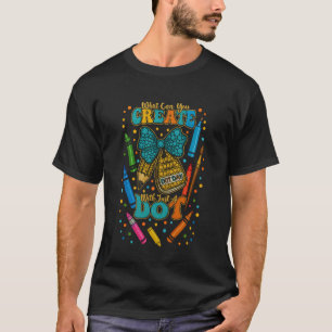 Dot Day Voorbereidende Coquette Strik Leraren Kind T-shirt