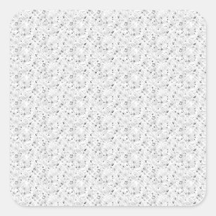 dot Design Nine Vierkante Sticker