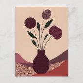 Dot dot bloem #006 briefkaart (Voorkant)